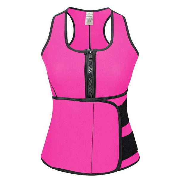 Women Waist Trainer Vest Gym Shaper Slimming Sauna Sweat Body Belt Adjustable CZ